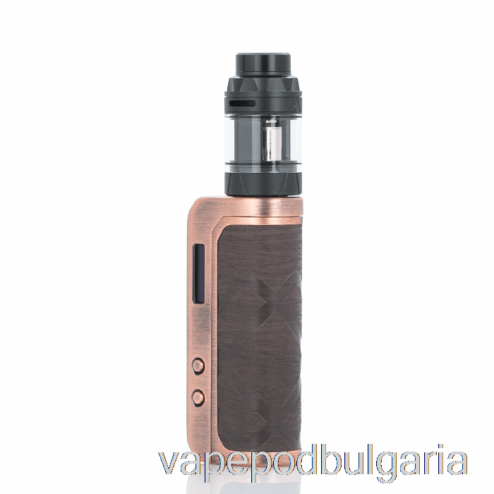 Vape Bulgaria Augvape Foxy One 120w стартов комплект медно дърво модел кожа